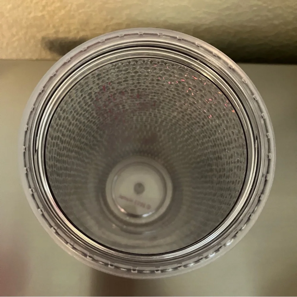 BARBIE Pink / Silver Rhinestone Tumbler Cup With Straw